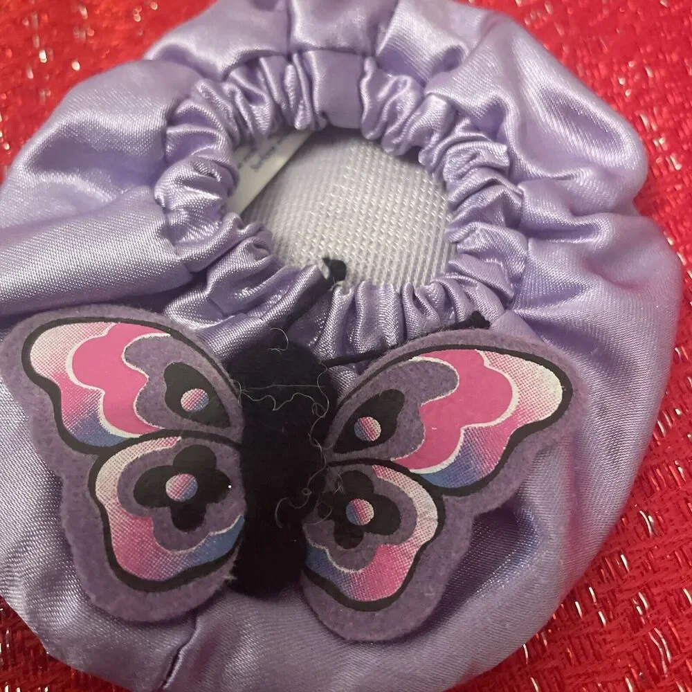 Build A Bear Workshop- Pink Lavender White Tulle Sparkle dress  Butterfly Shoes